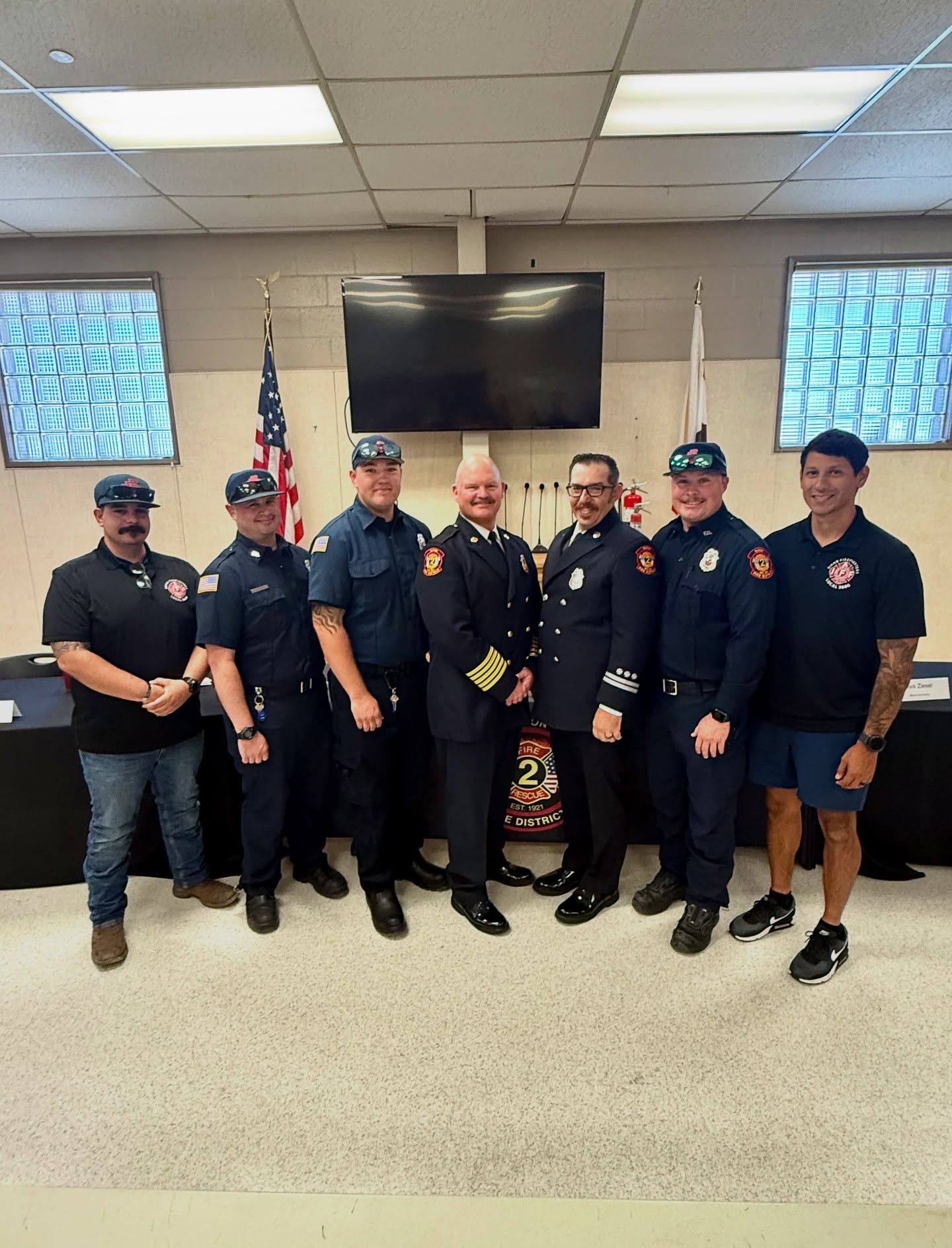 Ripon Fire District Celebrates Key Promotions, Welcomes New Paramedic