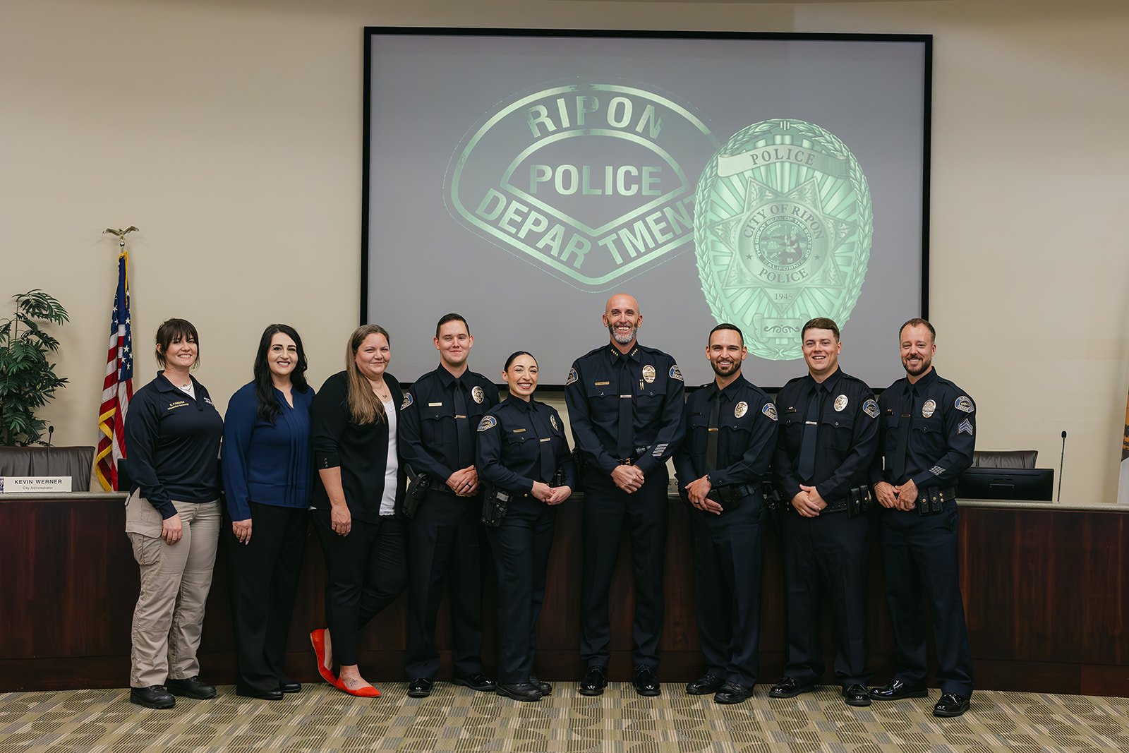 Ripon Police Celebrate Promotions and Welcome New Staff in Department Ceremony